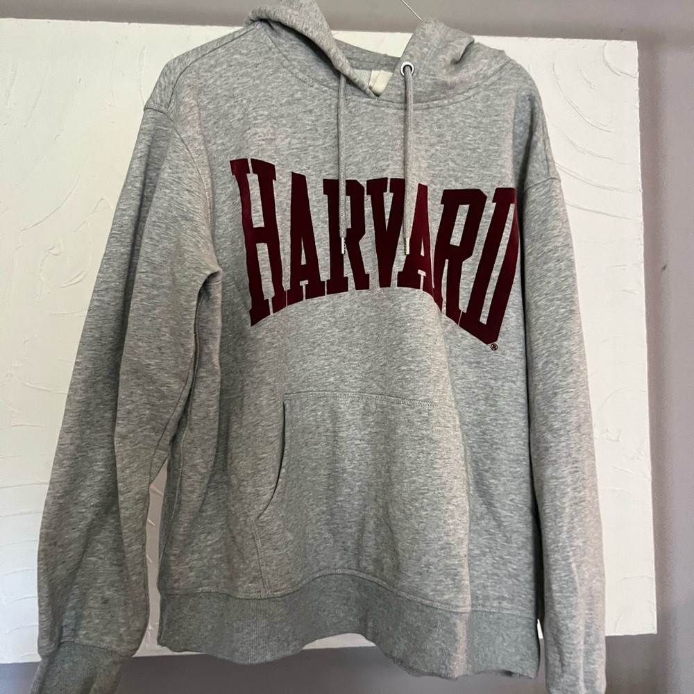 harvard gray hoodie